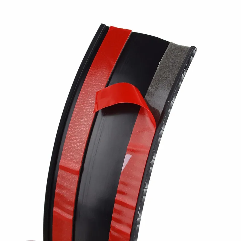 5D резиновые наклейки из углеродного волокна для стайлинга автомобиля защитные