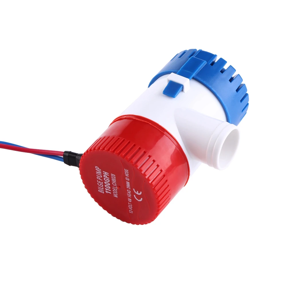12V 3A 1100 GPH Электрический морской Трюмный насос погружной для яхты лодки пластиковый и металлический Трюмный водяной насос