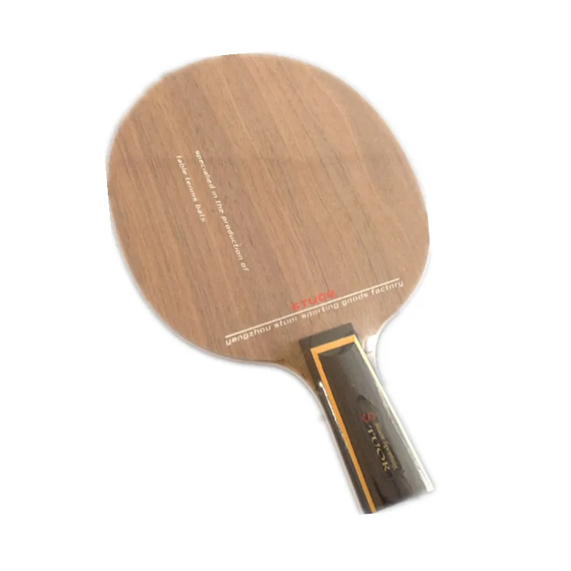 

Table tennis racket bottom board, 5 layers of pure wood table tennis bat, walnut surface material, fast attack, arc ring type