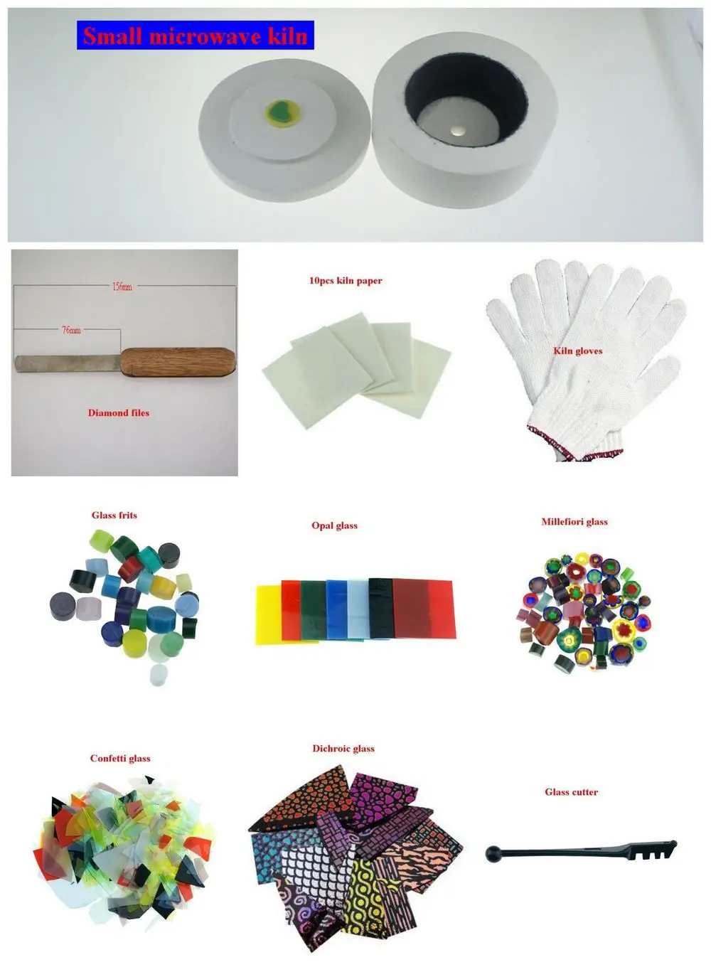 Ювелирный инструмент маленькая искусственная кожа (10 шт./компл.) и стеклянный