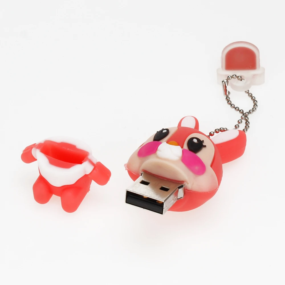 Usb флеш-накопитель 32 ГБ, флеш-накопитель 64 ГБ, мультяшный милый кролик, USB 2,0, 128 ГБ, 16 ГБ, 8 ГБ, флеш-накопитель, usb флеш-карта памяти