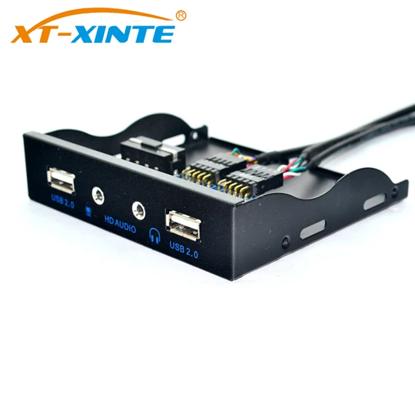 Высокоскоростной концентратор USB 2 0 с 9 до портами передняя панель + аудиоразъем HD