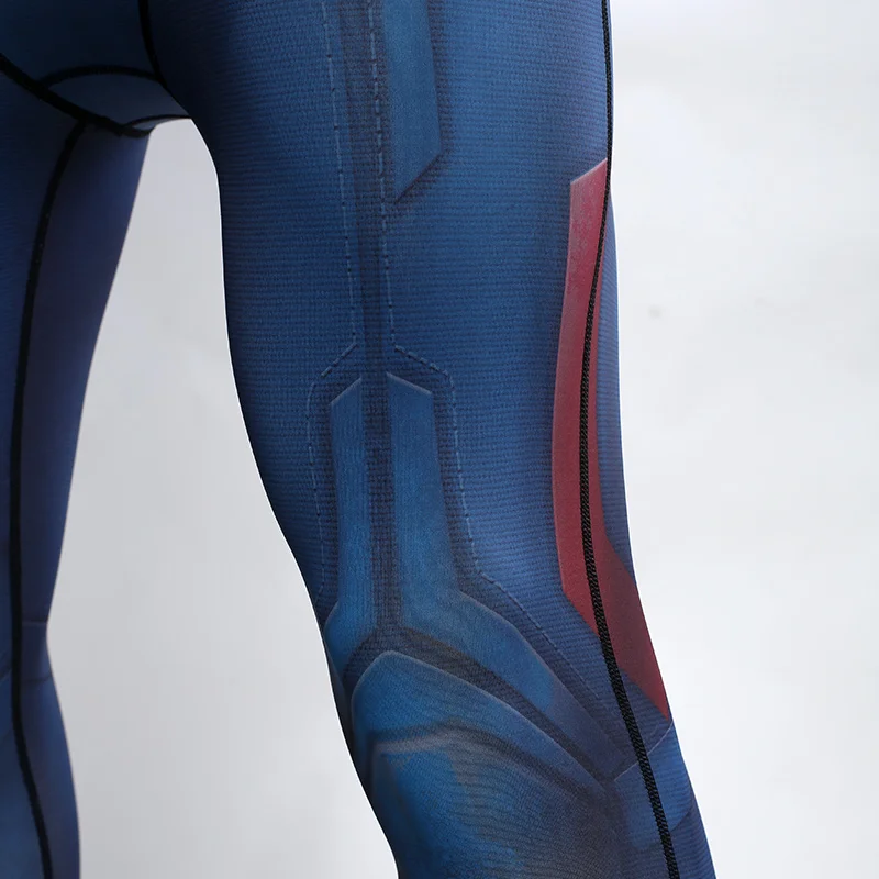 Костюм Мстители: Endgame 4 капитан американские штаны Steve Rogers спортивные колготки для