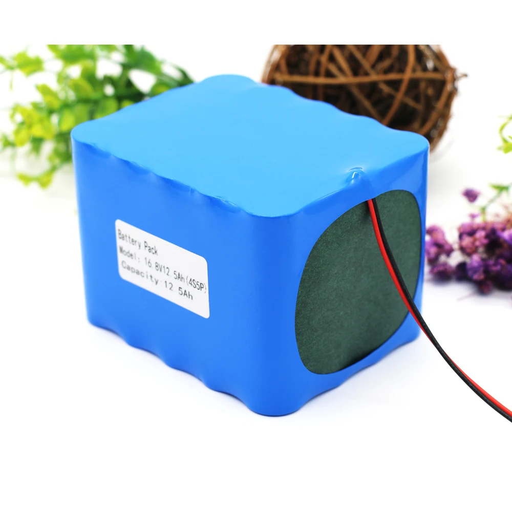 KLUOSI 4S5P 14,8 V/16,8 V 12500 mAh 18650 Li-литий-ионный аккумулятор с 5А BMS для ночник для рыбалки обогреватель шахтерский ламповый усилитель и т. д