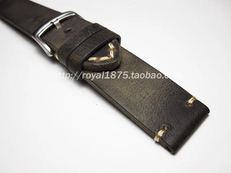 Ремешок из натуральной кожи для часов Omega Seiko Tissot Mido iwc браслет ручной работы в