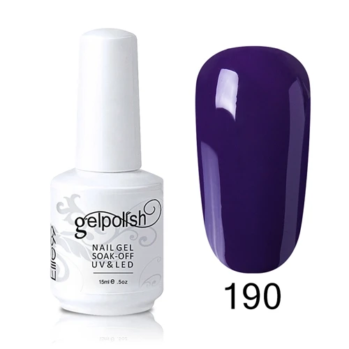 Elite99 15 мл Лак для ногтей Soak Off UV Stamping paint Gellak лак для ногтей светодио дный лампа Gelpolish Lucky лак гибридные лаковые чернила - Цвет: GNS190