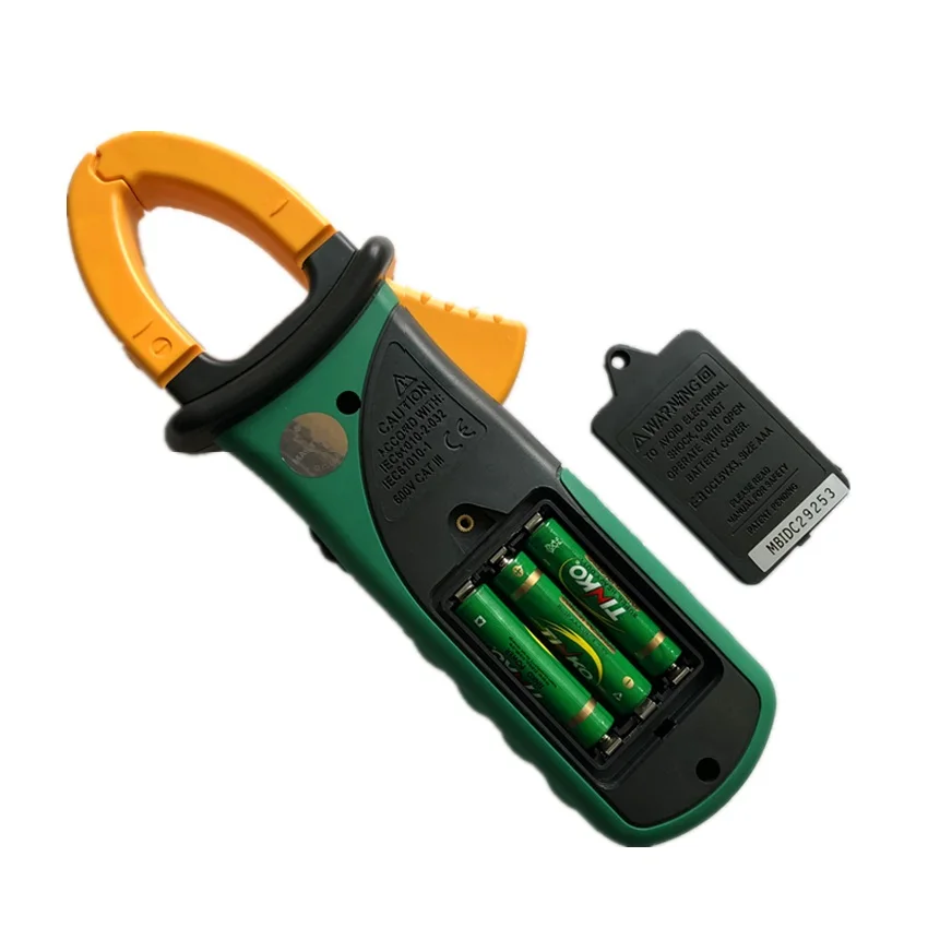 Mastech MS2108 цифровой клещи True RMS ЖК-мультиметр AC DC Вольтметр Амперметр Ом Herz. Многофункциональный тестер рабочего цикла