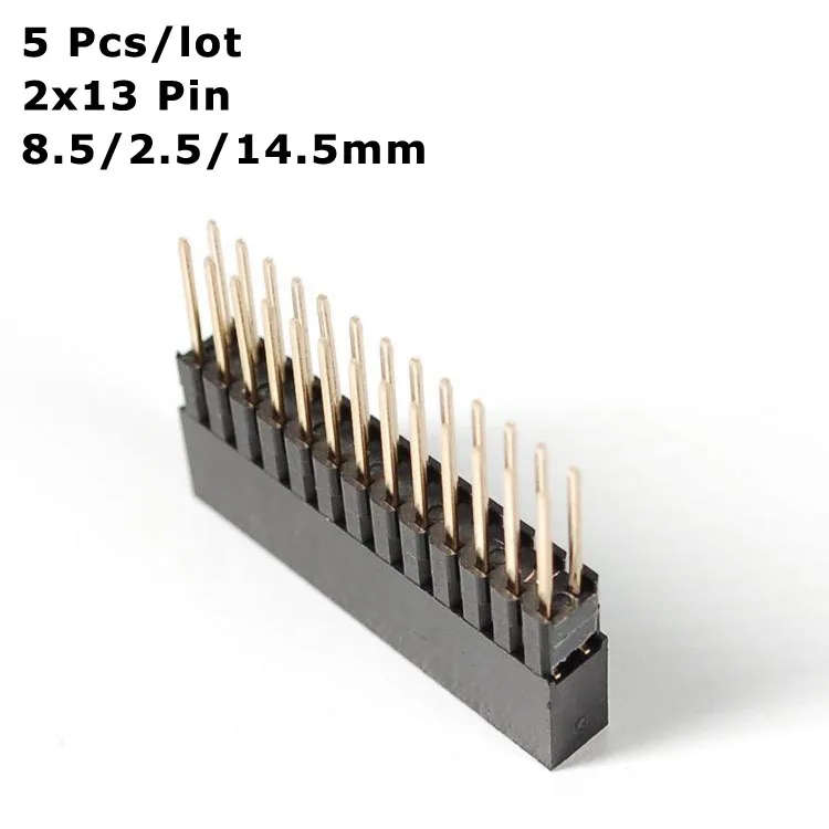 Hellotronics 5 шт./лот Штабелируемый разъем для Raspberry Pi-сверхвысокий 8 5/2 5/14 мм 0 1 дюйма