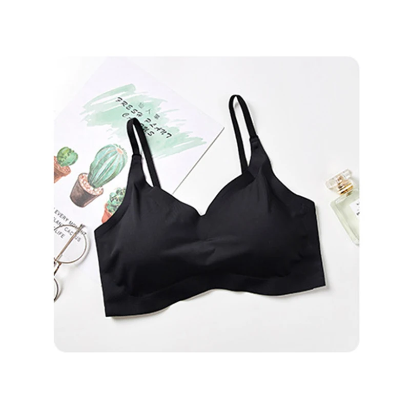 New Product One-piece Seamless Bra Without Steel Ring Adjustable Buckle Underwear Female Sleep Sports | Женская одежда