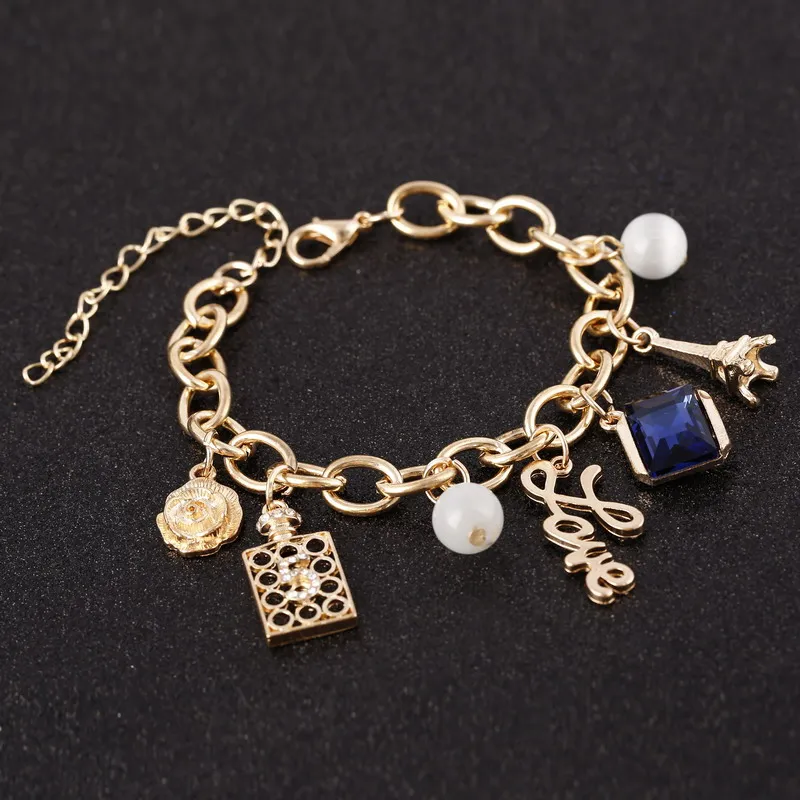 Bracelet 684 ZOSHI, Новое поступление, модное массивное роскошное ожерелье с подвеской из искусственного жемчуга, Золотое колье, массивное ювелирное изделие для женщин - Окраска металла: Bracelet 684