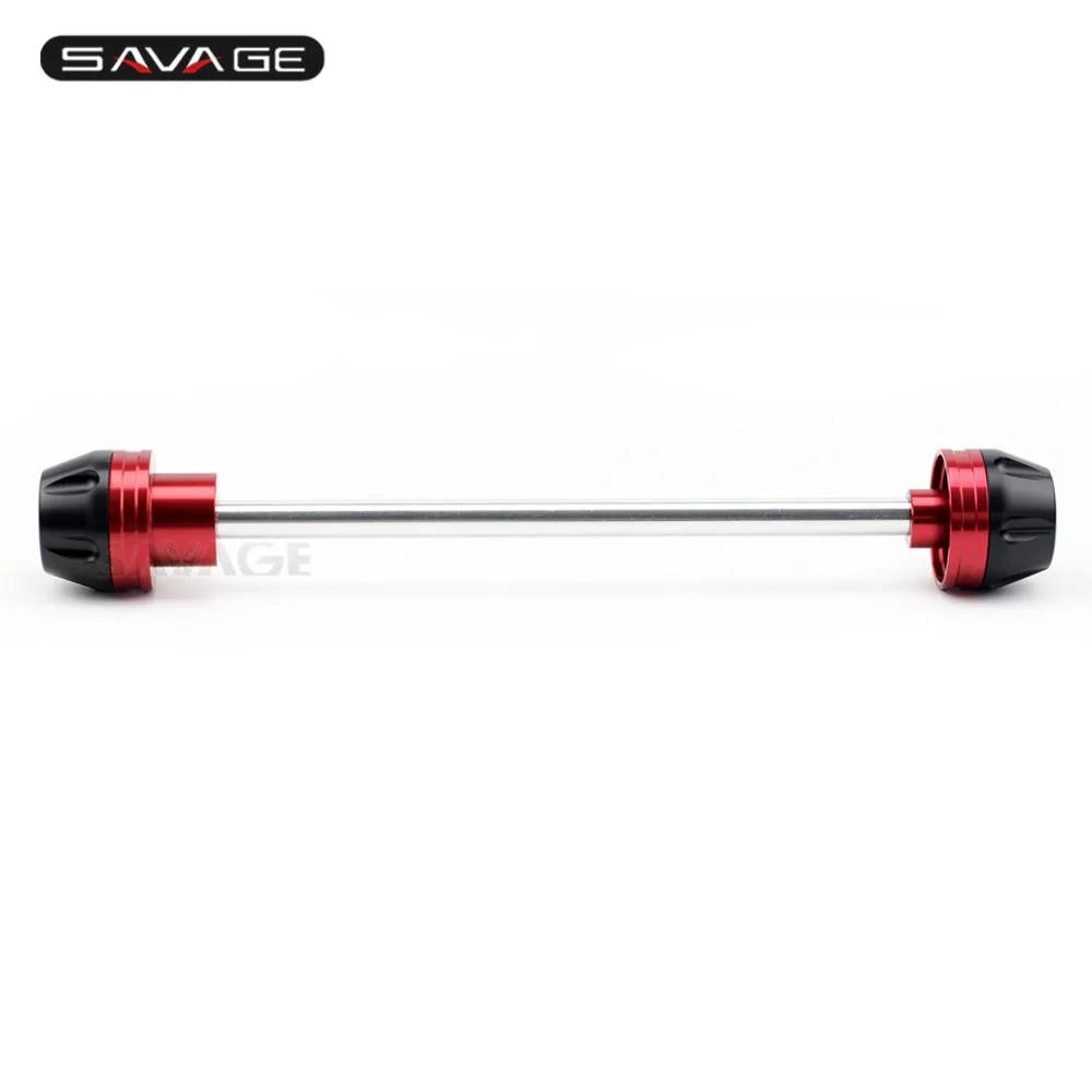 Front Red Передняя ось вилка колеса протектор Слайдеры для DUCATI Hypermotard/SP 821/939/950/939SP MONSTER 821 MULTISTRADA 950 2013 - Цвет: Front Red