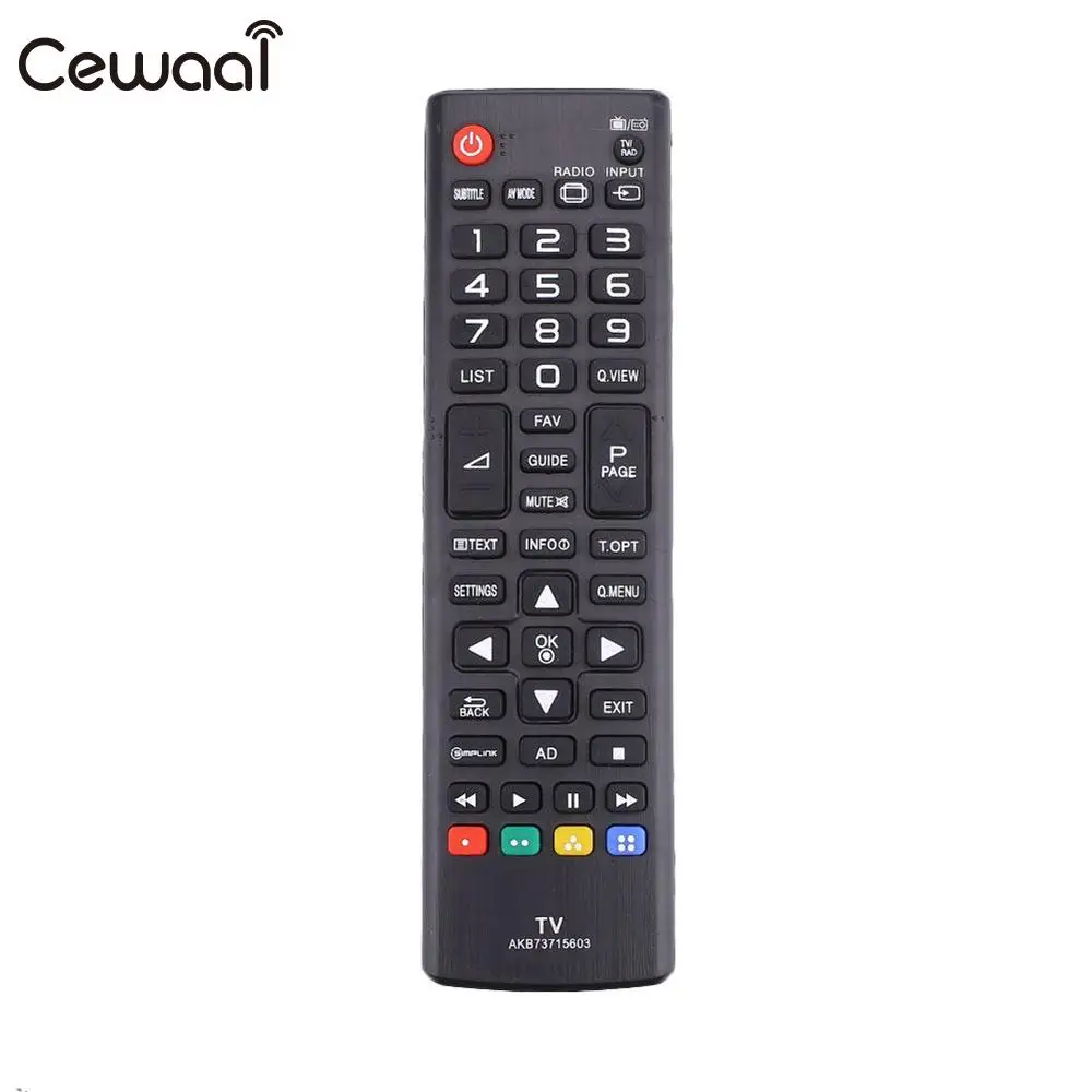 Cewaal Remote Control RC Button Replacement Parts For LG AKB73715603 LED TVs Television Controller | Электроника