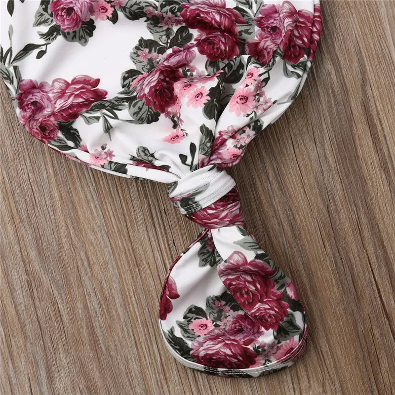 2019 Newborn Infant Toddler Baby Girl Boy Sleeping Bag Blanket Swaddle Autumn Long Sleeve O-Neck Floral Wrap Swaddling 0-12M | Мать и