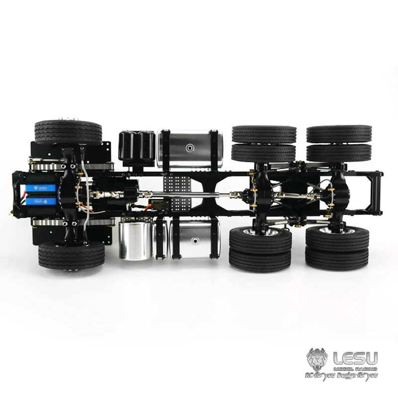 1/14 грузовик R620 R470 полный привод 6X6 металлический каркас шасси с высоким крутящим