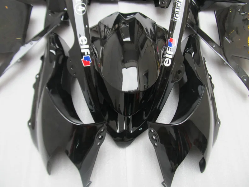 ABS Запчасти для Kawasaki ZX10R 2004 2005 обтекатель Ninja kit ZX-10R 04 05 все глянцевые черные