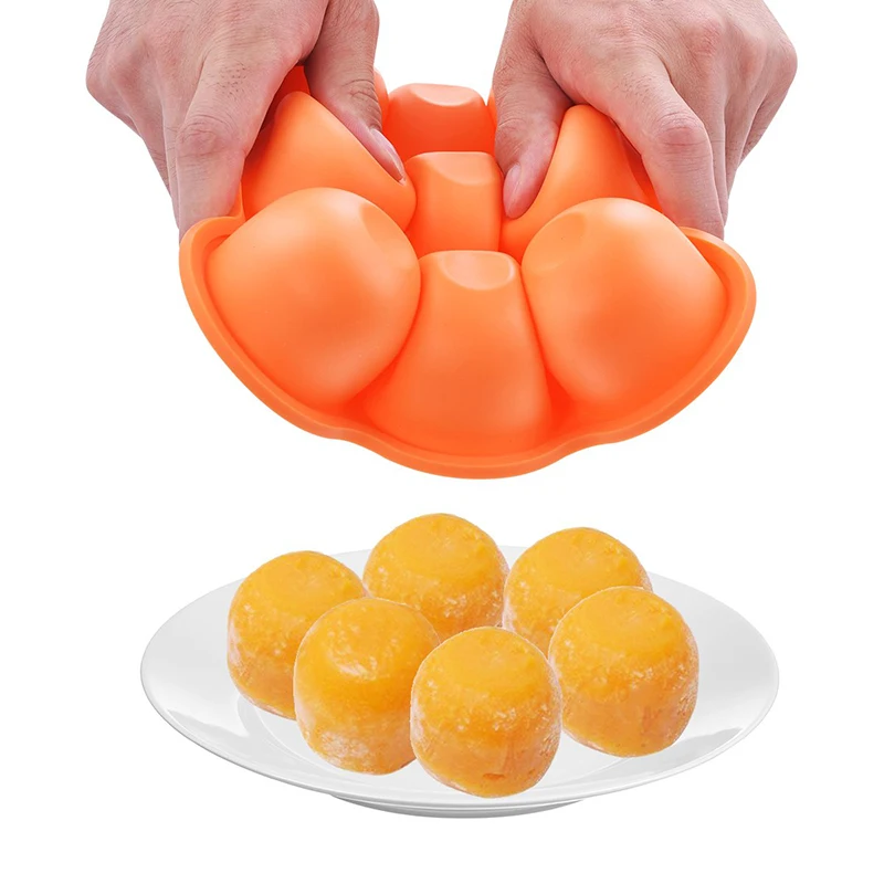 Portable Baby Food Storage Box Homemade Blue Mini Infant Food Container Breast Milk Storage Crisper Silicone Food Freezer Trays
