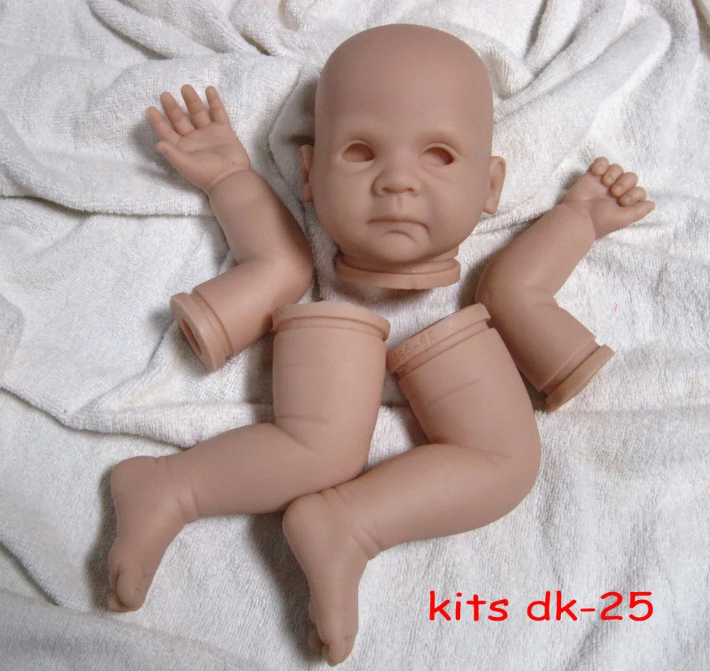 

Reborn Doll Kits for 20inches Soft Vinyl Reborn Baby Dolls Accessories for DIY Realistic Toys for DIY Reborn Dolls Kits dk-25