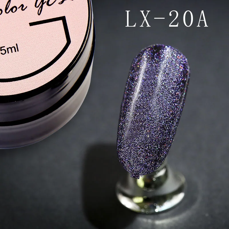LX-20A Гель-лак для ногтей Girl2girl, лазер, УФ-гель для ногтей, длительное сверкание, высокое качество, гель Led, вымочить, гель, Официальный магазин - Цвет: LX-20A