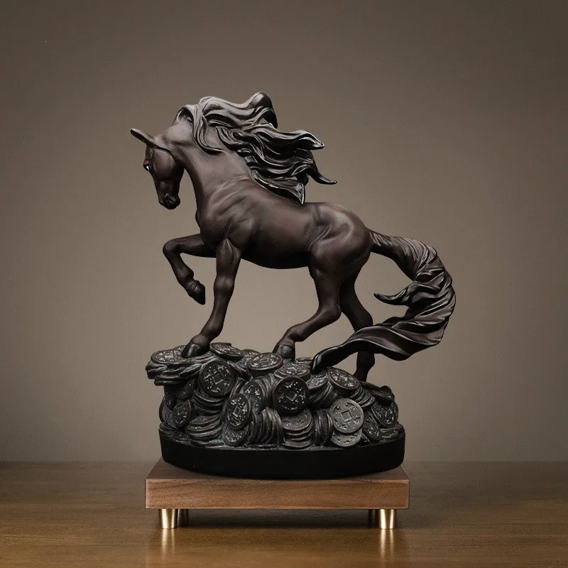 Изделия из смолы статуи лошади домашние декоративные предметы скульптура с