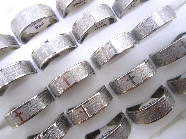 Новое мужское кольцо в стиле панк серебряные кольца из нержавеющей стали для