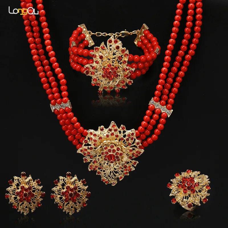 Женский комплект ювелирных изделий hyperbole высокое качество в африканском стиле