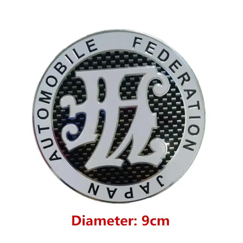 Универсальная автомобильная наклейка из алюминиевого сплава для японской