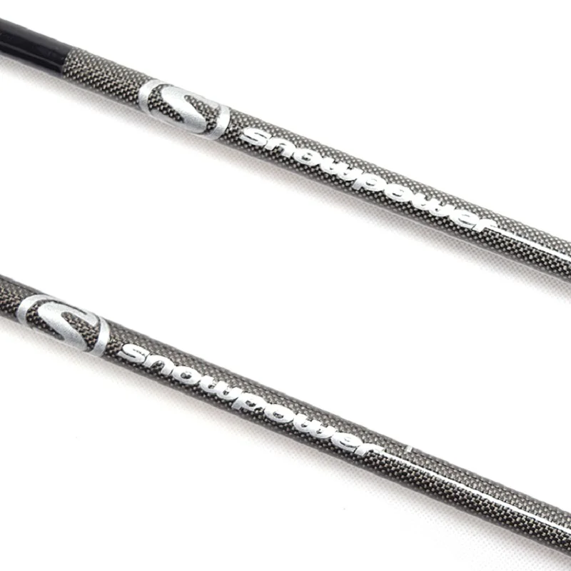 SNOWPOWER Pro Ski Snow Poles Carbon Fiber Sticks Walking Alpenstock For Snowboard Hiling Trekking Aluminumi alloy 110cm |