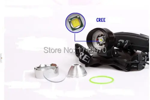 1800LM CREE XM-L T6 LED Adjustable Zoom Headlamp Headlight torch + Wall charger | Лампы и освещение