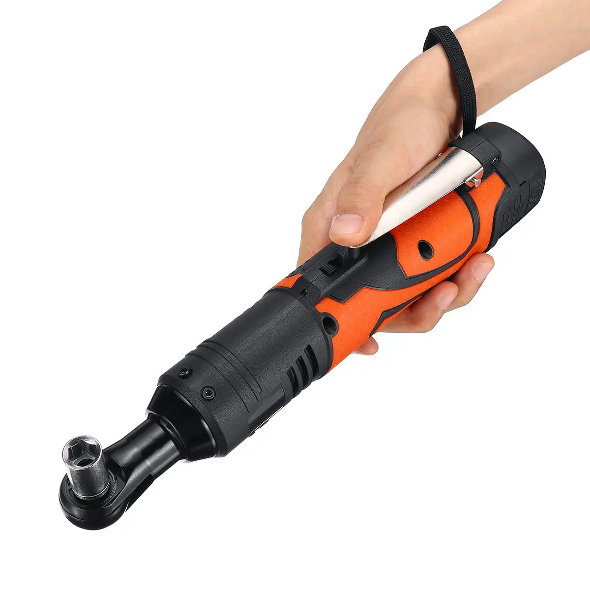 12 V/18 V литиевая батарея Перезаряжаемые 3/8 ''электрический ключ, дюймовый стандарт Портативный ключ с храповым механизмом 90 градусов Мощность инструмент гаечный Быстрый Зарядное устройство