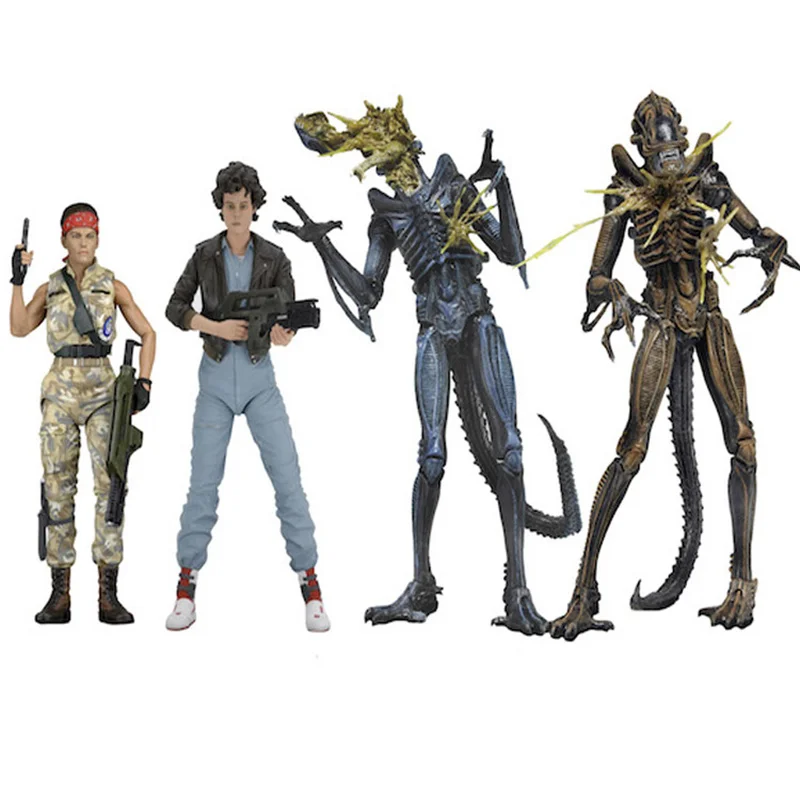 18 см NECA аниме фигурка кукла Alien The soldies фигурку Статуэтка из ПВХ Совместное