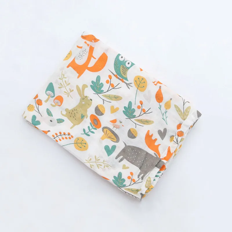 baby blanket 13 Муслин хлопок Детские пеленает мягкие одеяла для новорожденных банное Ткань Детские спальные принадлежности чехол для коляски игровой коврик простыня для детской кроватки - Цвет: baby blanket 13