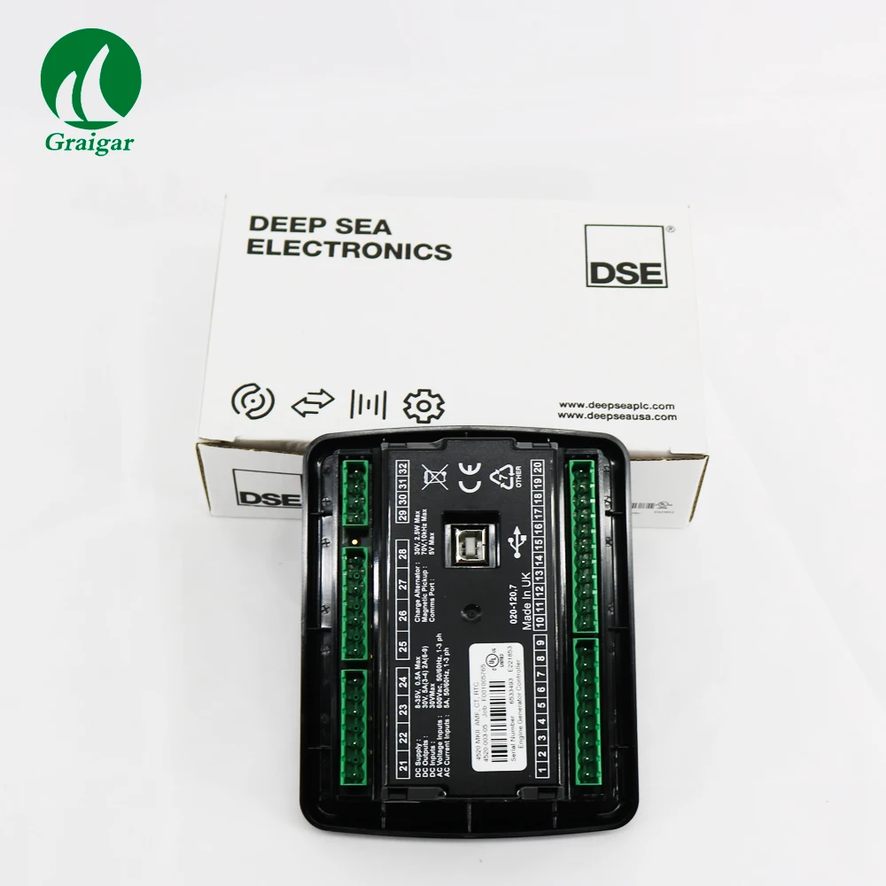 Оригинальный контроллер генератора Deep Sea DSE4520 деталь дизельного двигателя |