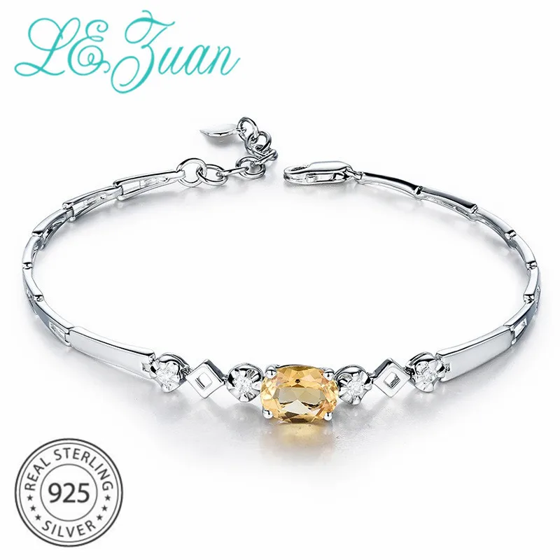 Женский браслет из серебра 925 пробы с цитрином|bangle bracelets for women|bangle womensbangle silver bracelet |
