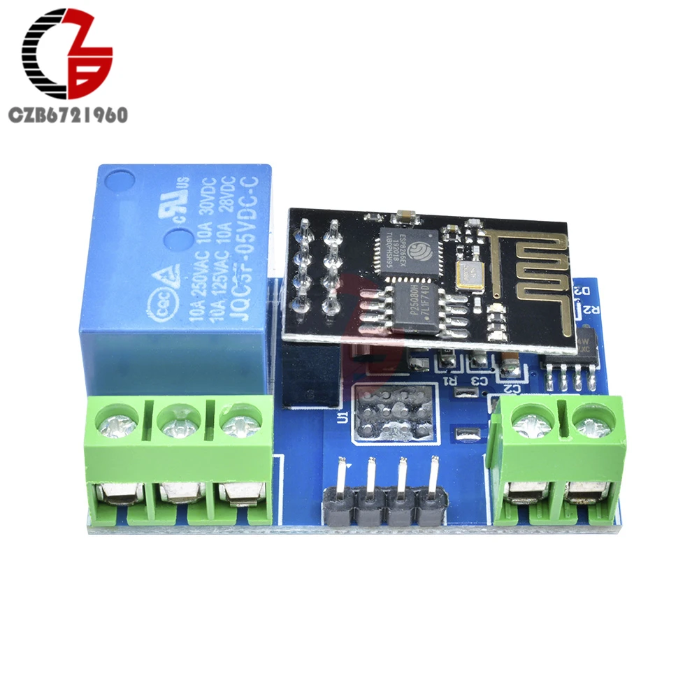 5 в постоянного тока 1 канал ESP8266 ESP 01 релейный модуль беспроводной Wifi пульт