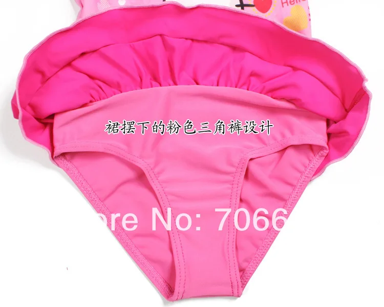 Hotsale muti-colour fashion kids swimwear hello kitty swimming suit bikini 0-12years children wholesale and retail Free shipping |