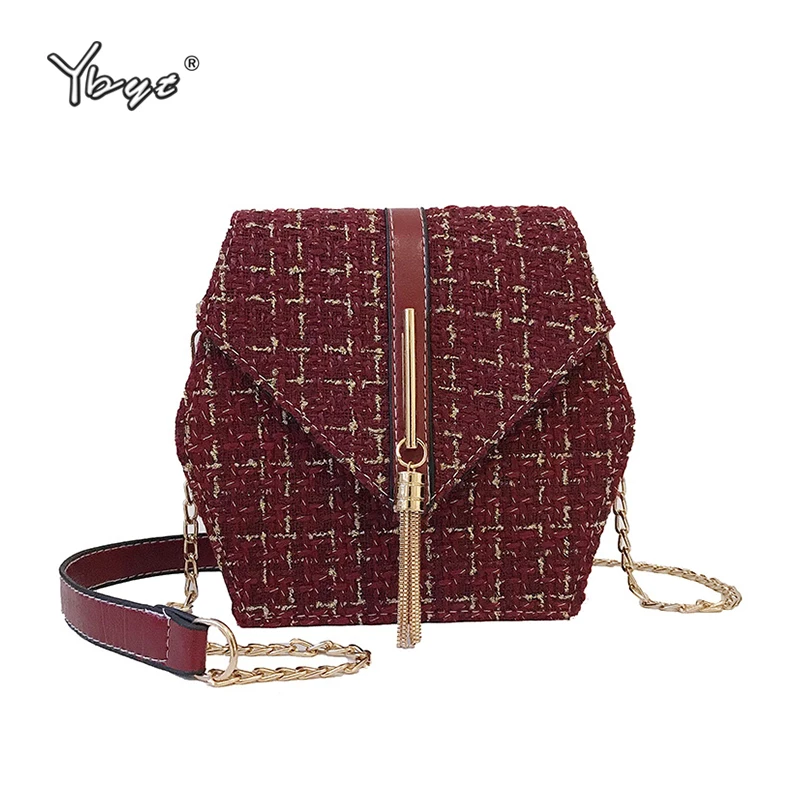 YBYT brand luxury handbags female chain messenger shoulder bag joker leisure fashion crossbody evening clutch bolsa feminina | Багаж и