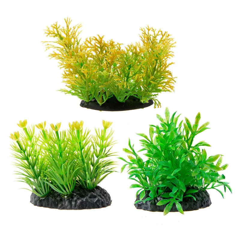 

1 Pack Aquarium Artificial Plant Decor Fish Tank Aquatic Green Plants Landscape Decorations Fishes Plants Aquarium Ornaments