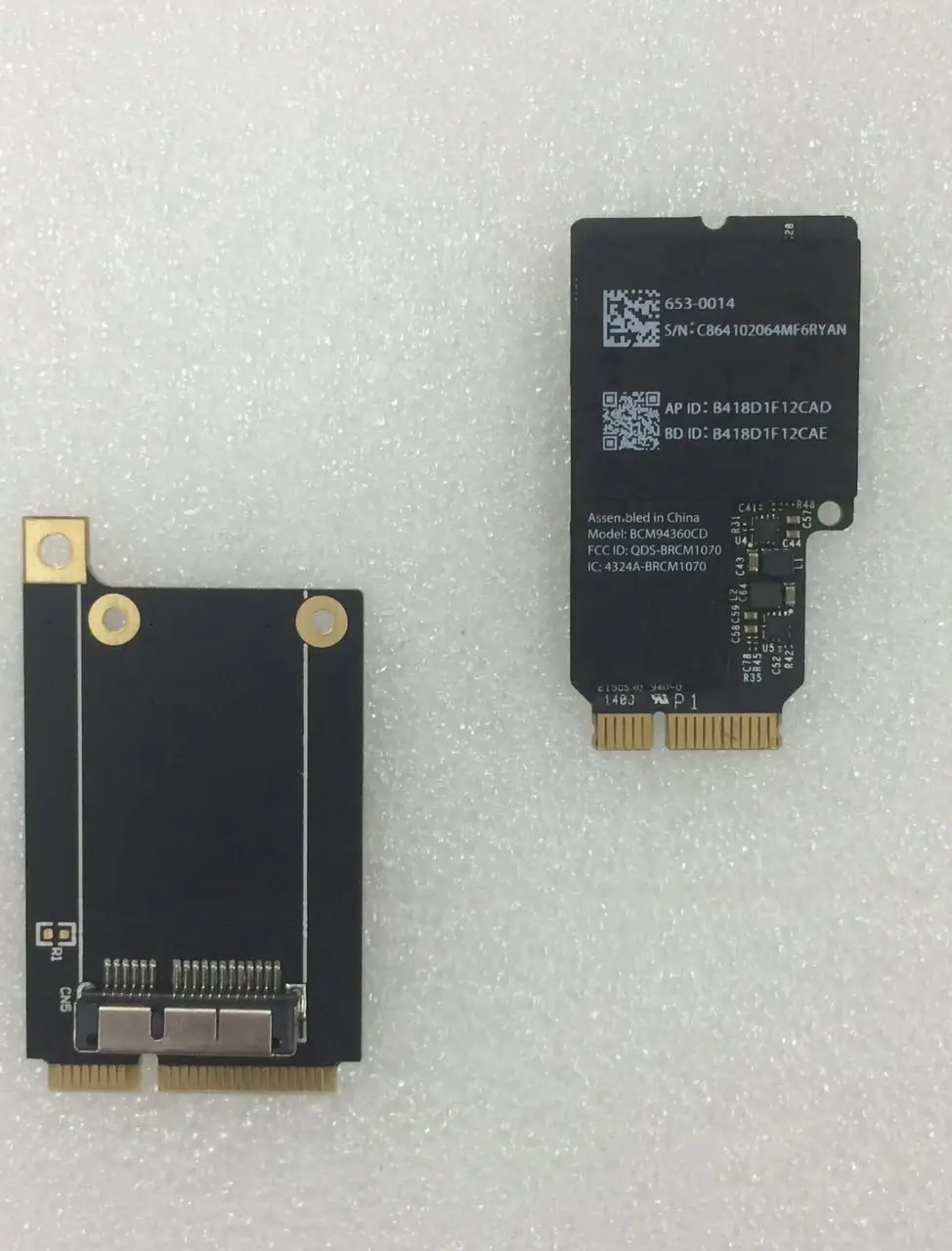Сетевой адаптер Broadcom BCM4360 BCM94360CD BCM94360CDAX + Mini PCIe 802.11AC Wi Fi WLAN Bluetooth 4 0 карта|adapter