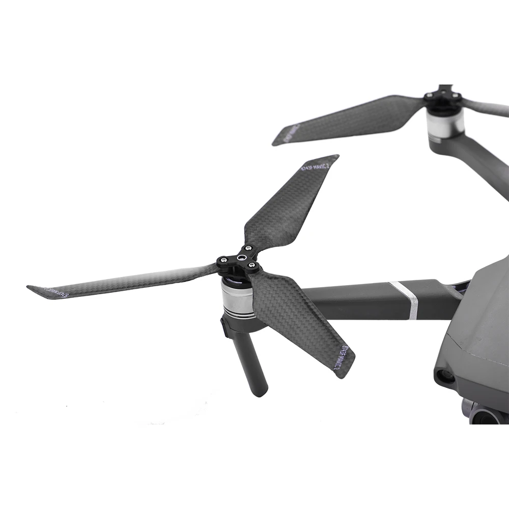 4 шт. 8743F Пропеллер из углеродного волокна для DJI Mavic 2 Pro Zoom Drone 3 Лопасти складное