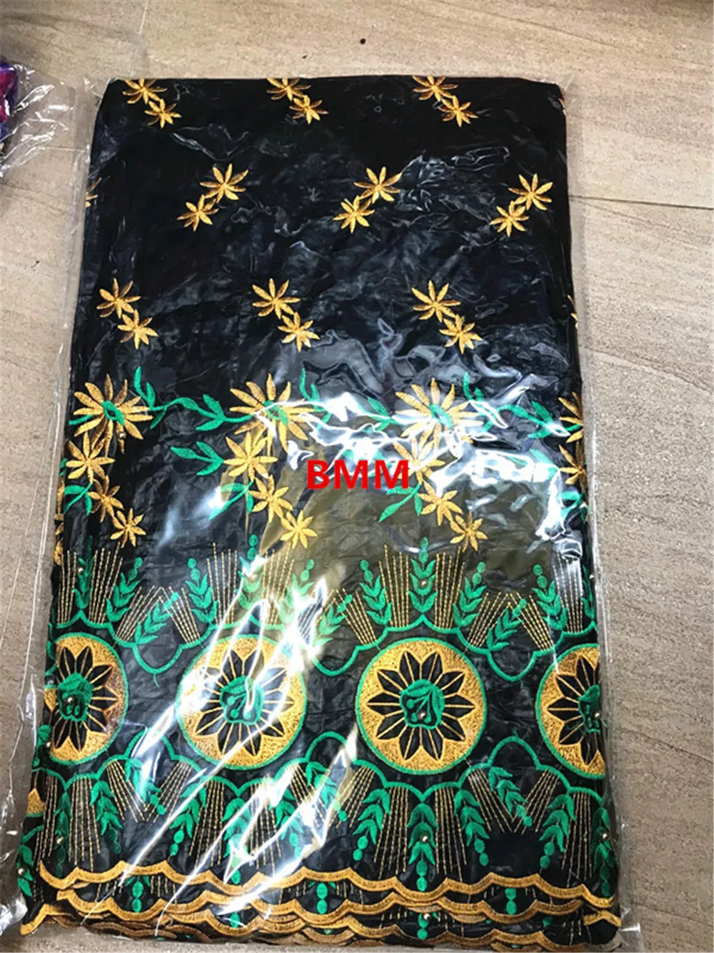 Bazin riche getzner кружевное платье черный и Золотой Умывальник riche getzner парча жаккардовая ткань шарф из тюли высокого качества 7 ярдов/Лот