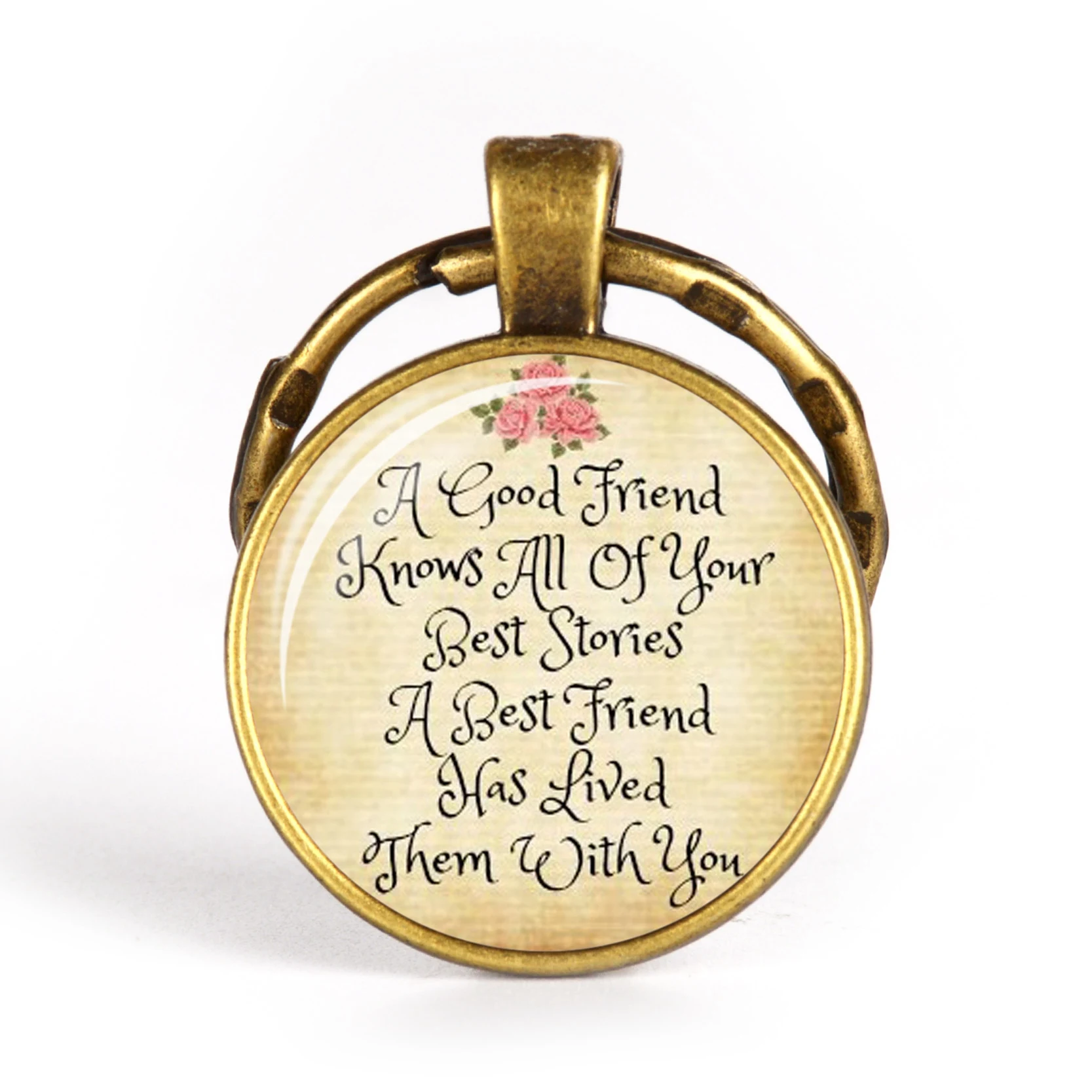 2019 брелки дружбы ювелирные изделия лучший друг тема кабошон с купольным стеклом