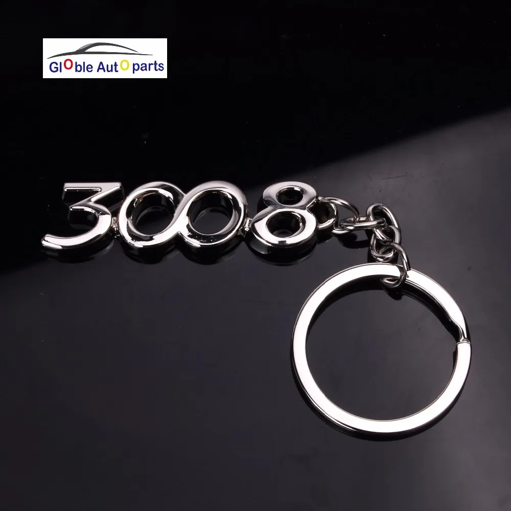 Брелок для ключей от автомобиля с логотипом Peugeot 206 207 301 307 308 408 3008 508 брелок