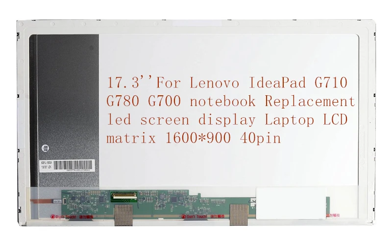 17 3 'для Lenovo IdeaPad G710 G780 G700 Ноутбук Замена светодиодный экран дисплей ноутбук ЖК