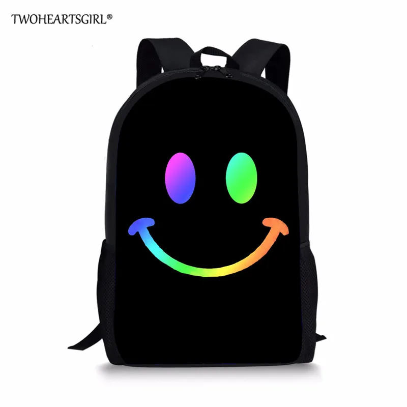 L5154C Twoheartsgirl, смайлик, на заказ, сумка, школьные ранцы для мальчиков и девочек, студенческий детский школьный рюкзак, ранец, Детская сумка для книг, mochila - Цвет: L5154C