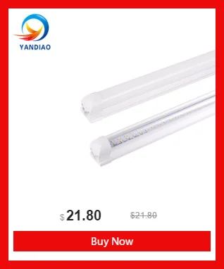YANDIAO светодиодные трубки T8 Light 120 см 85 V-265 V Светодиодный LED флуоресцентные T8 трубки лампы холодный белый свет Lampara ампулы ПВХ Пластик