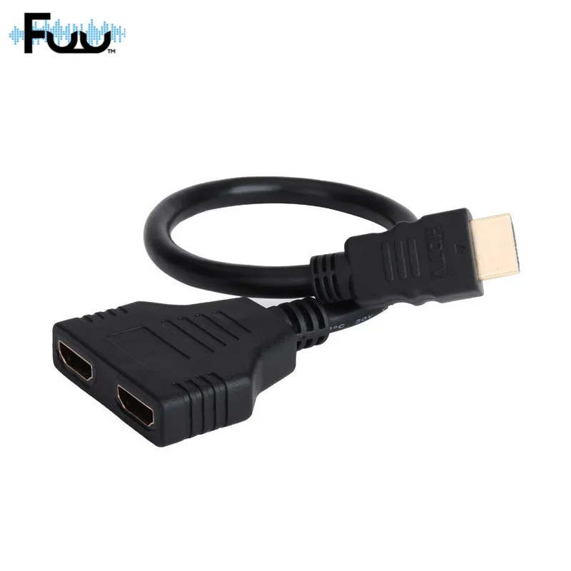 1080P 2 порта HDMI сплиттер 1 в Выход папа к Femal видео кабель адаптер Hdmi переключатель