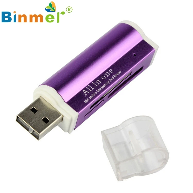 Прекрасный подарок новый для Micro SD SDHC TF M2 MMC MS PRO DUO все в 1 USB 2 0 Мульти устройство