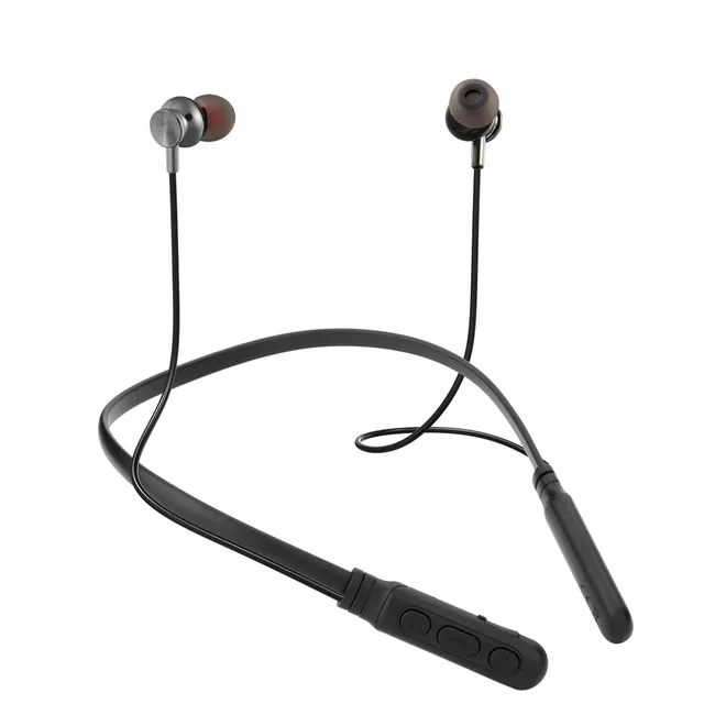 IBesi Y06, Bluetooth наушники, шейные, беспроводные наушники, стерео, спортивные, Bluetooth гарнитура с микрофоном, свободные руки, для iPhone, Xiaomi - Цвет: Y06-BLACK