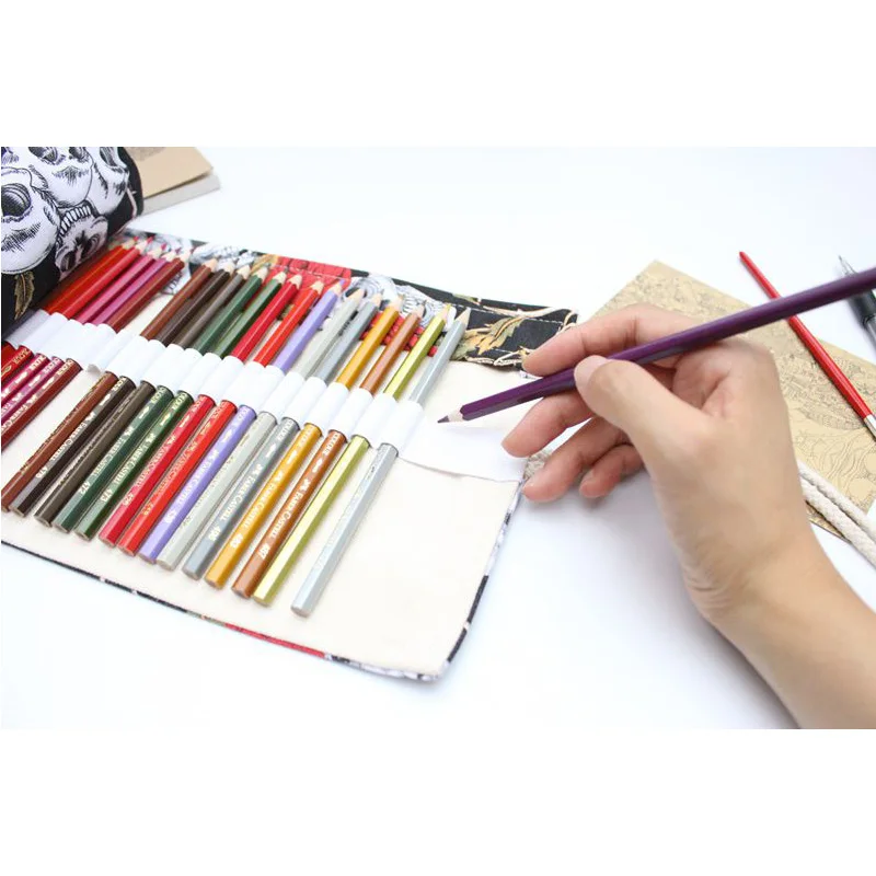 Многофункциональные 72 слота для путешествий ручки рисования занавески чехол