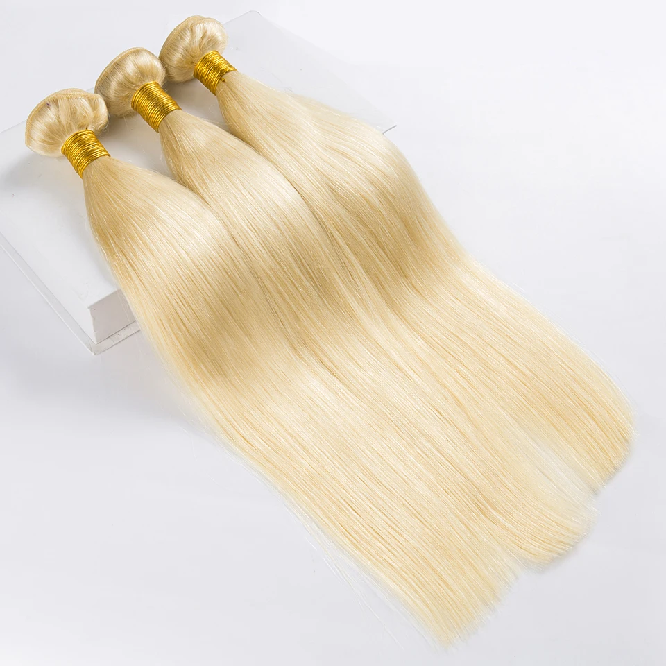 HJ WEAVE BEAUTY 8A блонд пучок s с завязкой натуральные волосы бразильские плетение